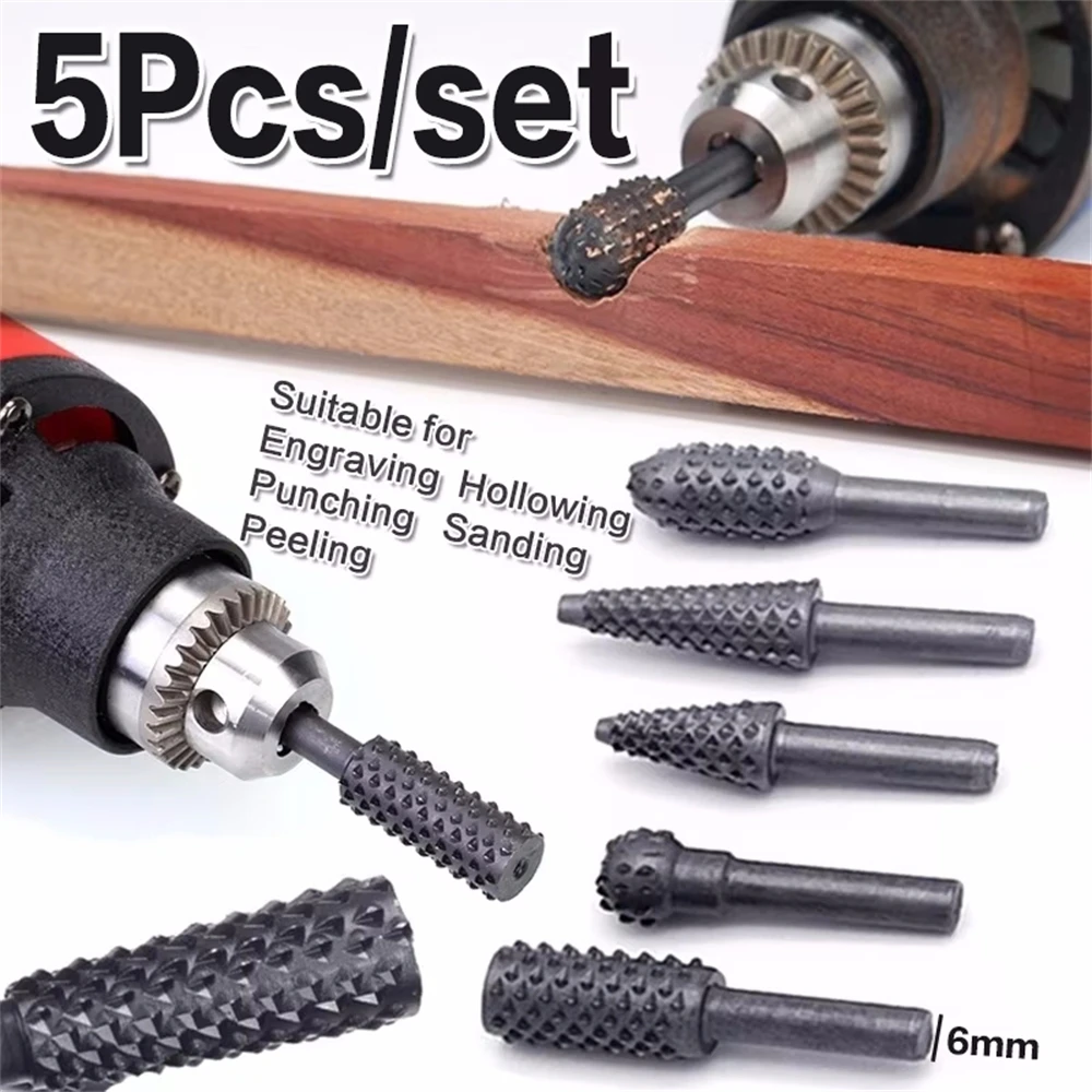Woodworking Files And Rasps - 5PCS 로타리 공예 파일 로타리 Rasp