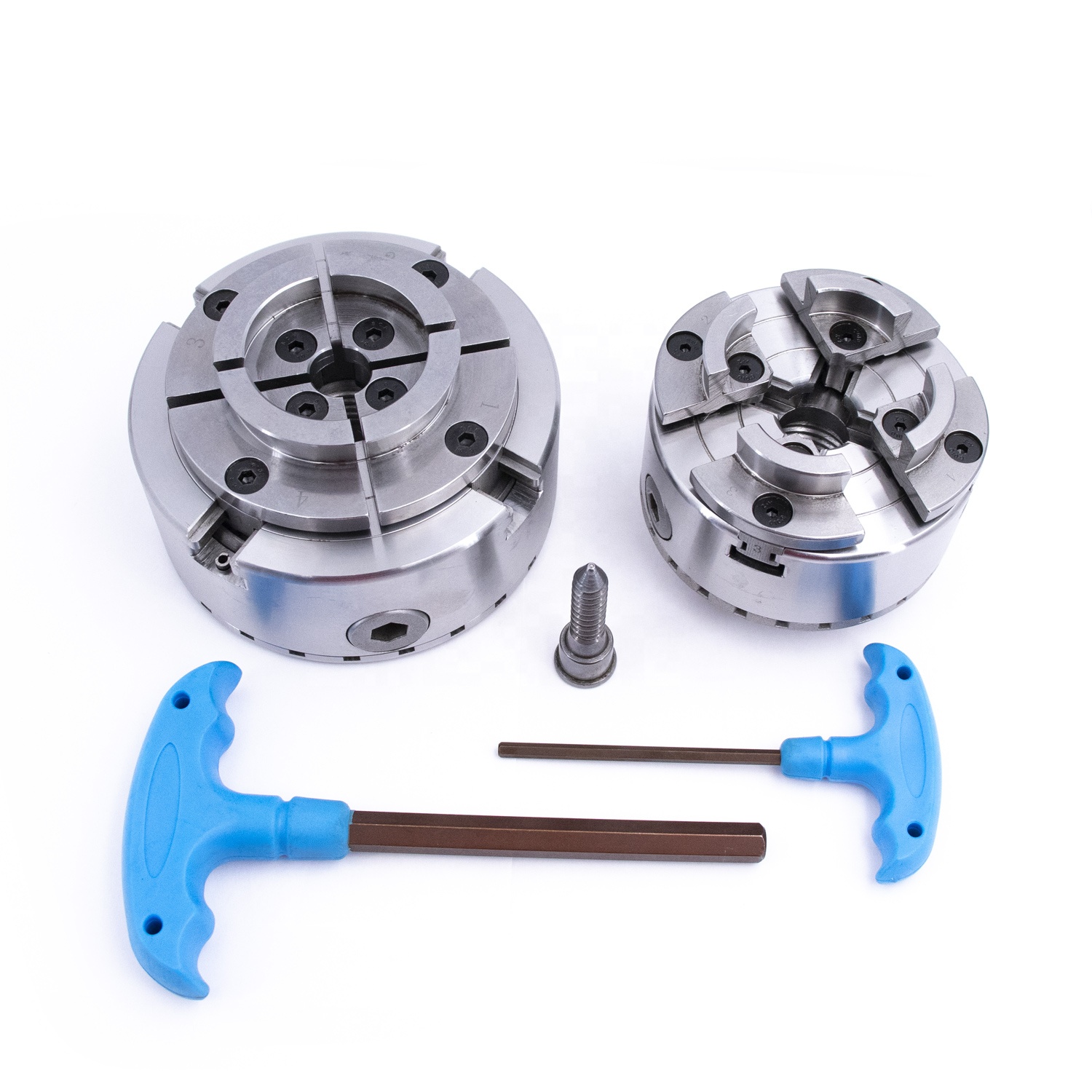 Woodworking Lathe Chuck - 1''-8 M33 나사산 목공 선반척 4조