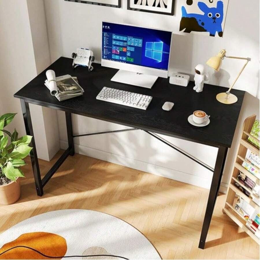 Woodworking Work Table - Sweetcrispy 44인치 홈 오피스용 컴퓨터 책상,