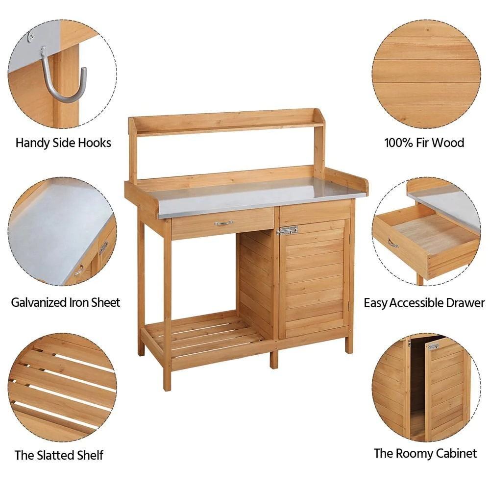 야외 가구용 원목 화분 작업대 - Woodworking Work Table 리뷰 및 가격