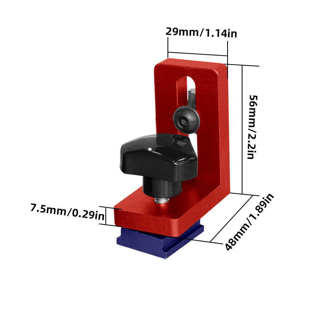 2pcs 알루미늄 합금 30형 마이터 트랙 스톱 T-트 - Woodworking Groove 리뷰 및 가격