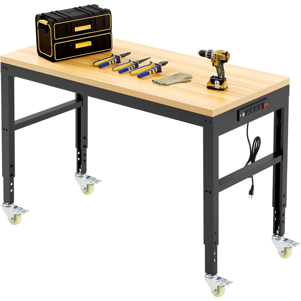조절 가능한 작업대, 고강도 목재 작업대 2000파운드 - Woodworking Work Table 리뷰 및 가격
