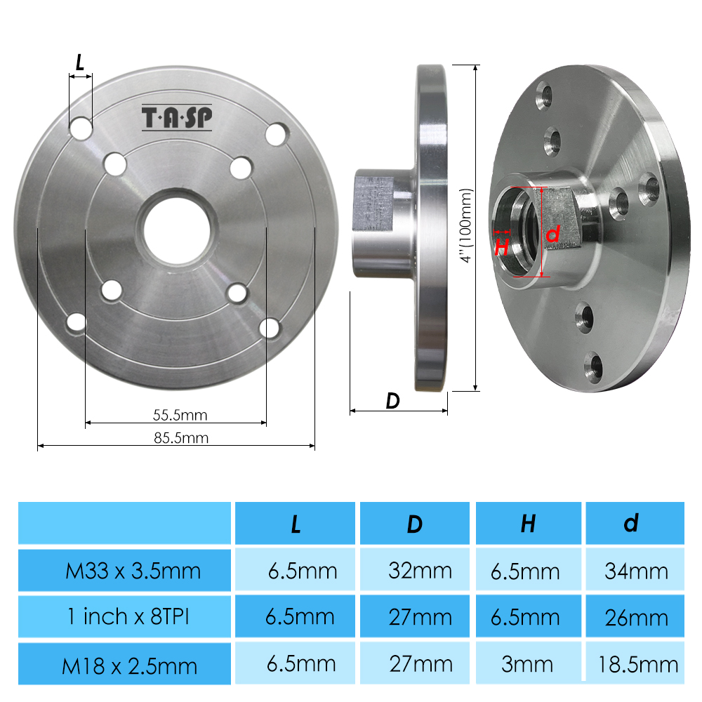 TASP 목재 선반 페이스 플레이트, M33 M18 1 - Woodworking Lathe Chuck 리뷰 및 가격
