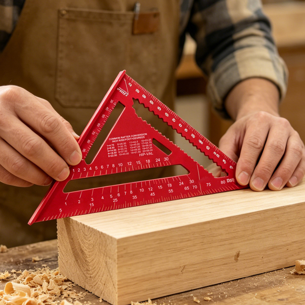 알루미늄 합금 스피드 스퀘어 고정밀 미터법 삼각자 목공 - Woodworking Groove 리뷰 및 가격