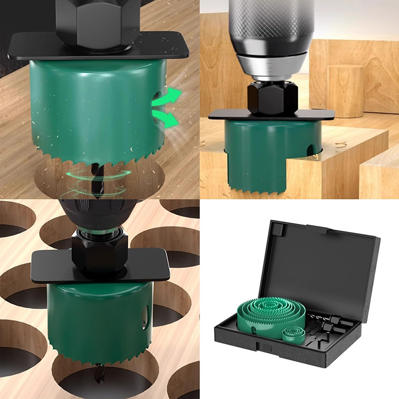 19/8/5PCS 19-127mm 홀쏘 커팅 세트, 목 - Woodworking Cutting Tools 리뷰 및 가격