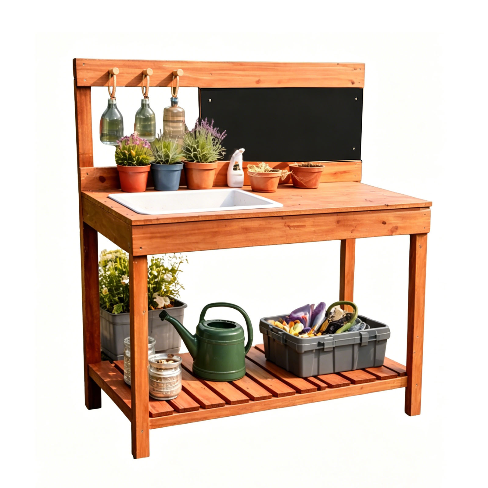 어린이용 나무 화분대, 실내외 정원 재배 테이블, 작업 - Woodworking Work Table 리뷰 및 가격