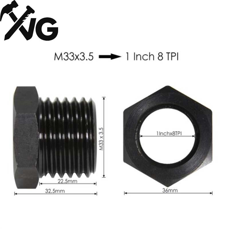 새로운 1인치 x 8TPI M33 x3.5mm M18  - Woodworking Lathe Chuck 리뷰 및 가격