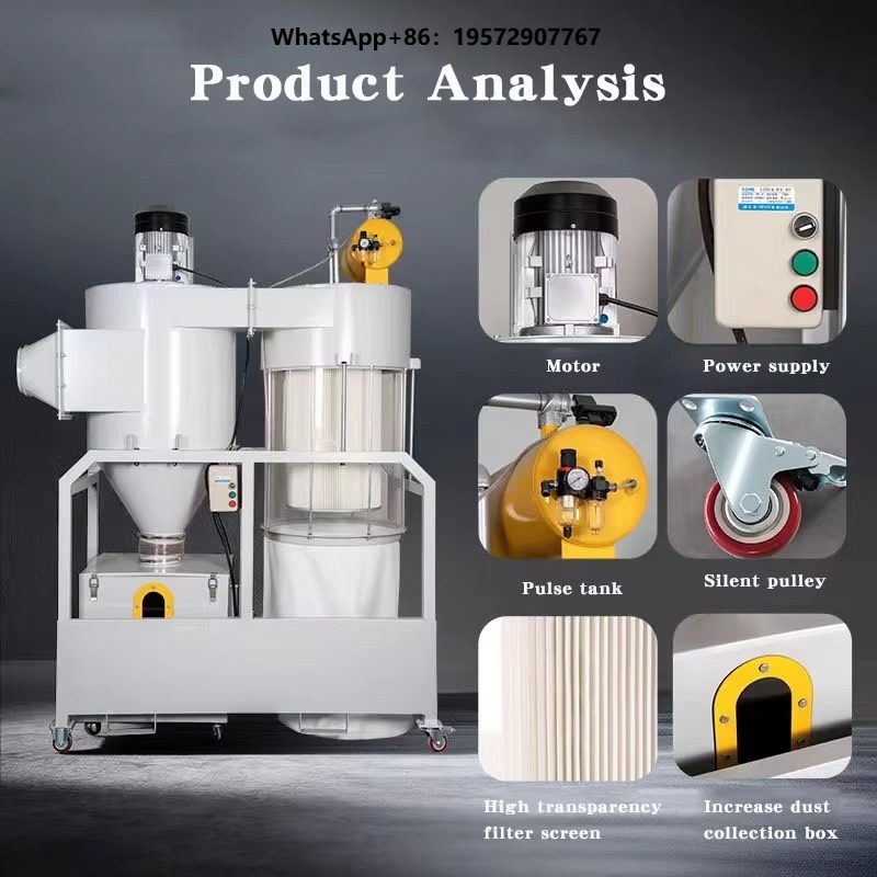 새로운 5인치 목공용 휴대용 사이클론 집진기, 톱밥 수 - Woodworking Dust Collector 리뷰 및 가격
